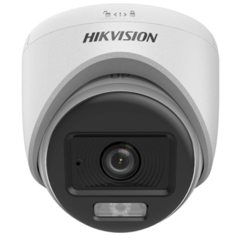 HIKVISION DS-2CE70DF0T-LPFS, 2Mpix, 2.8mm Lens, 20Mt Gece Görüşü, ColorVu, Dual-Light, Dahili Mikrofon, Dome Kamera