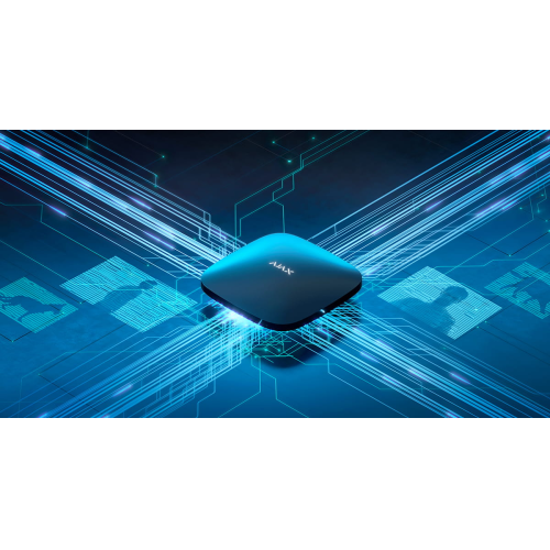 AJAX Hub2 Plus, Kablosuz, Görsel Doğrulamalı, Alarm Paneli, SİYAH