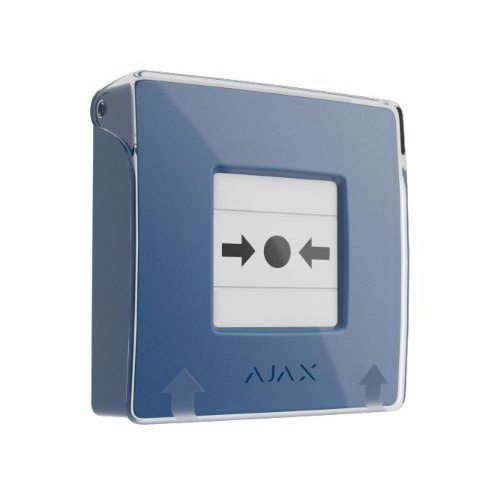 AJAX, Manual Call Point, Kablosuz, KIRBAS BUTONU NC, MAVİ