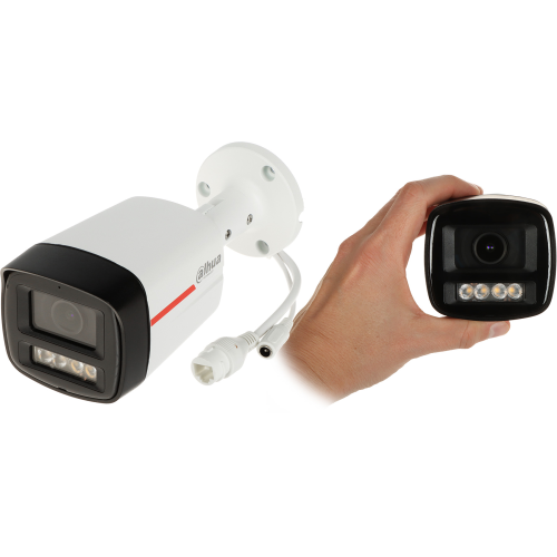 DAHUA  IPC-HFW2449TL-S-PRO, 4Mpix, WizColor, 3,6mm Lens, H265+, 50Mt Gece Görüşü, IP67, Dahili Mikrofon, PoE Bullet IP Kamera