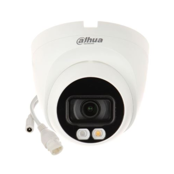 DAHUA IPC-HDW1249T-S-IL, 2Mpix, 2,8mm Lens, SD Kart, Smart Dual Light, H265+, 30Mt Gece Görüşü, Dahili Mikrofon, IP67, PoE Dome IP Kamera