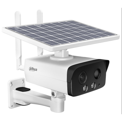 DAHUA IPC-HFW2431DG-4G-SP-EAU-B, 4Mpix, 3,6mm Lens, H265+, 50Mt Gece Görüşü, Dahili Mikrofon, IP67,  Solar(Güneş Enerjili) IP Kamera